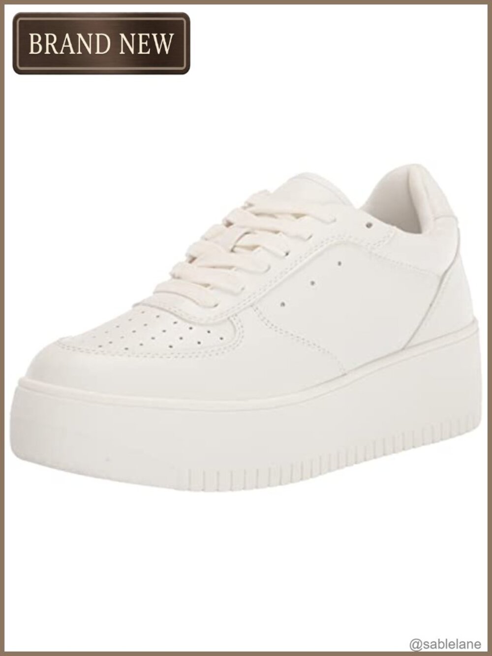Vegan Leather Platform Sneakers by Steve Madden